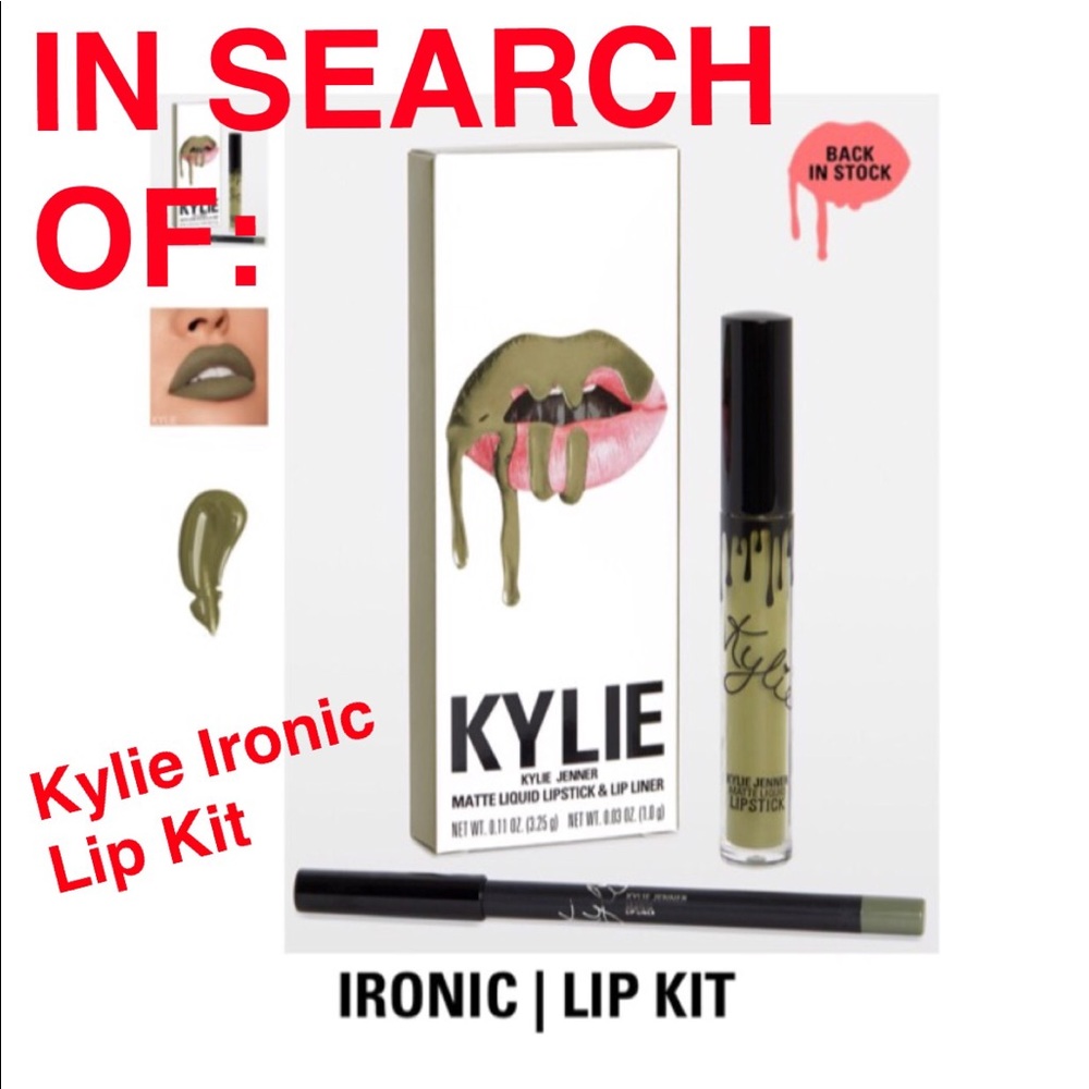 IN SEARCH OF: Kylie Jenner Ironic Lip Kit